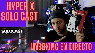 HYPER X SOLOCAST  UNBOXING  EL MICROFONO DE HYPER X MAS BARATO [upl. by Karine]