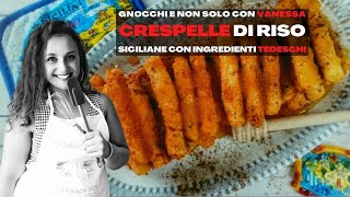 Le Crespelle di riso siciliane con ingredienti tedeschi [upl. by Killian]