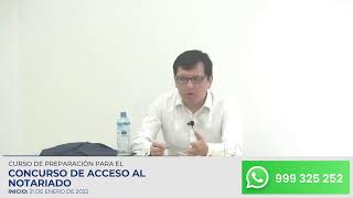 Curso de Preparación para el Concurso de Acceso al Notariado [upl. by Jon]