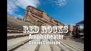 Red Rocks Amphitheater Denver Colorado driveLapse 4k [upl. by Aerdma833]