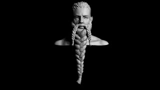 Braided Beard in Zbrush for beginners [upl. by Maryn971]