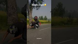 Stopie crash🫣 shorts crash wheelie wheelietime stunt stuntrider wheeliecrash stopiecrash [upl. by Yvon]