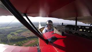 1st time landing the Fokker on pavement [upl. by Schwenk]