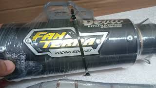 Unboxing Knalpot Fanterra CRF 150 Supermoto Bore Up fanterra crf150l crf boreup [upl. by Elmore]