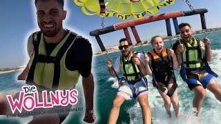 Panik beim Paragliding 🪂😨 Servet und Ali geht die Düse 😱  Folge 283  Die Wollnys  RTLZWEI [upl. by Maddis]