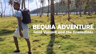 Exploring Bequia Island 2021  St Vincent and the Grenadines During Covid19 4K [upl. by Odraleba]