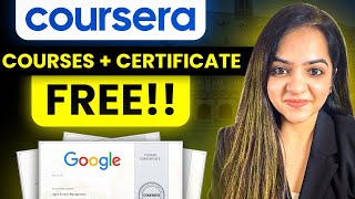 How To Get Paid Coursera Course Certificates For FREE in 2024 Step by Step Explained [upl. by Leamiba]