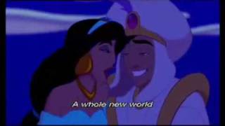 Aladdin  A Whole New World video  lyrics [upl. by Rema765]