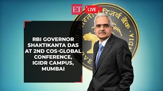 RBI Governor Shaktikanta Das at Global Conference on Financial Resilience IGIDR Campus Mumbai [upl. by Chelton118]