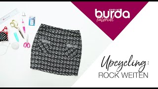 Nähtutorial  Upcycling DIY Rock weiten [upl. by Bopp]