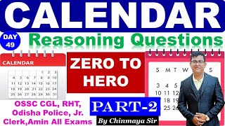 Calendar Reasoning ClassPart 2Calendar Easy TricksReasoning By Chinmaya Sir [upl. by Anrym]