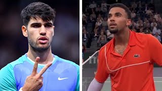 Paris Masters LIVE Carlos Alcaraz launches complaint as crowd loudly boos umpire [upl. by Ed]