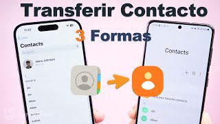 3 FORMAS｜cómo transferir contactos de iPhone a Android sin PC [upl. by Akaya536]