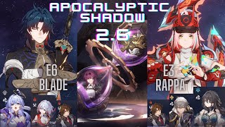 E6 Blade amp E3 Rappa Apocalyptic Shadow Honkai Star Rail 26 [upl. by Oisor]