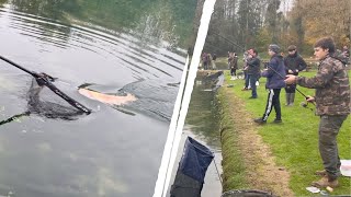 Journée de pêche à la Truite à la Fermeture des Étangs de Cilly [upl. by Ibbor582]