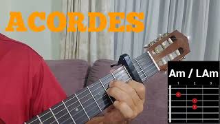 Cómo tocar EMBRUJO 🍬Andrés Cepeda 🍬 ACORDES Y RITMO TUTORIAL GUITARRA 94 [upl. by Jorry708]