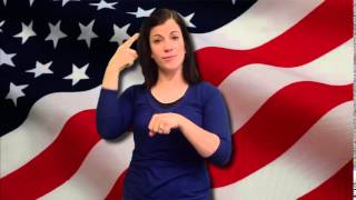 Pledge of Allegiance American Sign Language [upl. by Eedrahs]