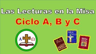 Las Lecturas en la Misa Ciclo A B y C [upl. by Matthiew]