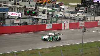 Qualifying DTM Auftakt 2019 mit Aston Martin auf den Hockenheimring bei Regen [upl. by Enilrem]