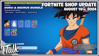 ALL OF DBZ IS BACK Fortnite Item Shop August 10th 2024 Fortnite Chapter 5 [upl. by Ennairol]