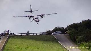 St Barth Amazing Plane landing and Takeoff footage at Gustaf III Airport [upl. by Yob]