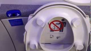 Boeing 787 Dreamliner Touchless Toilet [upl. by Airun990]