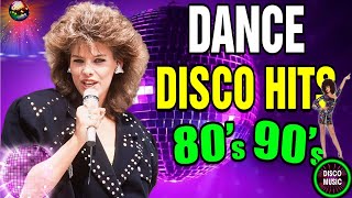 Disco Dance 80s 90s Hits Mix  Greatest Hits 80s 90s Dance Songs Eurodisco Megamix 66 [upl. by Refiffej]