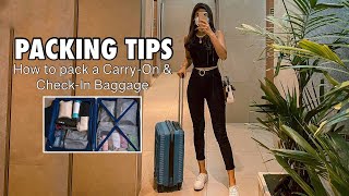 PACKING TIPS What must be inside your carryon and checkin baggage  Jen Barangan [upl. by Notelrahc283]