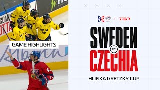 Czechia vs Sweden FULL HIGHLIGHTS  2024 Hlinka Gretzky Cup [upl. by Juxon610]