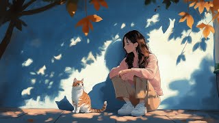 Cozy Autumn Morning 📖 Lofi Cat Vibes 📘 Chill Music  Lofi Beats To Chill  Relax To [upl. by Cestar]