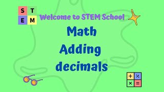 Math  Grade 5  Adding decimals [upl. by Akenn]