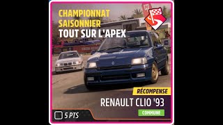 CHAMPIONNAT SAISONNIER  TOUT SUR LAPEX DLC  RALLY ADVENTURE [upl. by Natsreik]