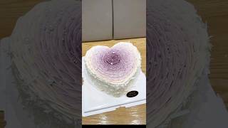 The process of making the heart gradient cake The process of making the popular heart gradie shorts [upl. by Also323]