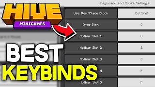 The BEST Keybinds for Beginners Hive Skywars [upl. by Nyladnor]