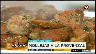 Receta de hoy Mollejas a la provenzal [upl. by Fitzgerald]