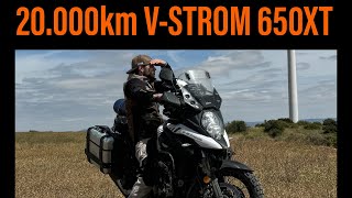 VStrom 650 XT 2018 Avis A2  20000 km [upl. by Ashatan733]