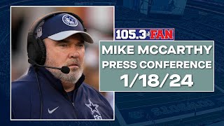 Mike McCarthy 2023 SeasonEnding Press Conference [upl. by Bendick]