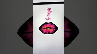 Pink Panther Lip Balm lipbalm colors coloring art artandcraft drawing colormixing fyp [upl. by Phail]