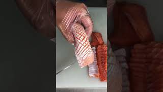 Sashimi Cá Hồi Takeaway Đẹp Ngon và Tiện lợi food salmon sashimi [upl. by Lombard]