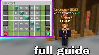 Bingo Guide For December 2023 Hypixel Skyblock [upl. by Onivla310]