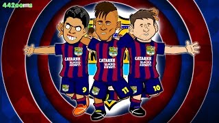 🎶MSN SONG🎶 Bayern Munich vs Barcelona 32 PARODY Champions League SemiFinal 2015 Goals Neymar [upl. by Juliane]