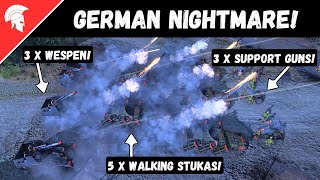 Company of Heroes 3  GERMAN NIGHTMARE  British Forces Gameplay  4vs4 Multiplayer  No Commentary [upl. by Treborsemaj]