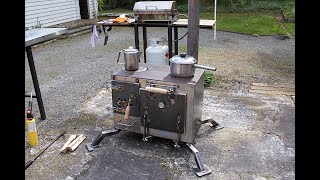 Outdoor oven getting it ready its first test run [upl. by Nrek]