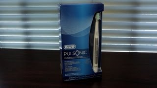 OralB Pulsonic Sonic Toothbrush Unboxing [upl. by Midian]