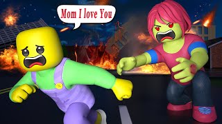 ROBLOX Brookhaven 🏡RP  My Mommy Turns Into A Zombie very sad story  Gold Roblox Animation [upl. by Endres]