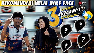 REKOMENDASI HELM HALF FACE UNDER 3JT🔥HELM INI COCOK BUAT KALIAN PAKE DARI PAGI SAMPAI MALAM GUYS❗️❗️ [upl. by Senoj663]