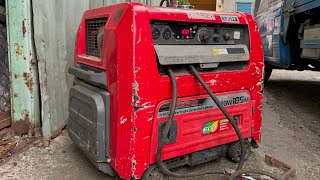 JDM inverter welder GeneratorShindaiwa EGW185MIST [upl. by Ailemap]