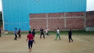 Playing Volleyball with friends sports academy villagelife 🤫👍 [upl. by Aisan]