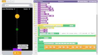 Making a 2D Ponglike Game in AppLab Codeorg [upl. by Ahcsrop]
