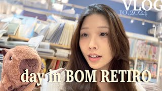 Como passar o dia no bairro coreano SP VLOG arrume se comigo café Bom Retiro [upl. by Yelsek]